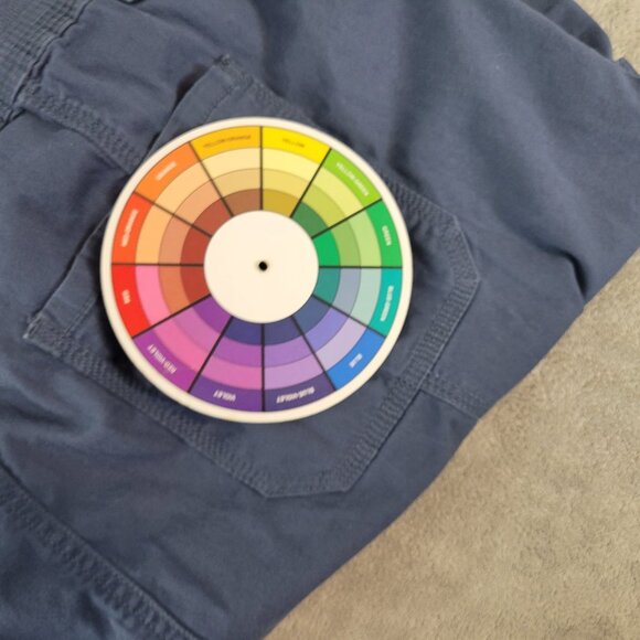 Style Co Womens Pants 20W Plus Capri Cargo Blue Zip Fly Tied Hems BLU198E - Picture 9 of 9